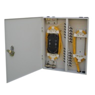 Indoor Floor Fiber Optic Distribution Box with PLC Optical Splitter 1:16 Core, Wall Mounted ODF 24 Fi